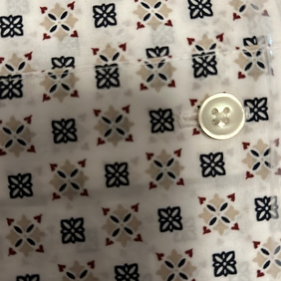 Men long sleeve button down printed shirt - Picture 4 of 5